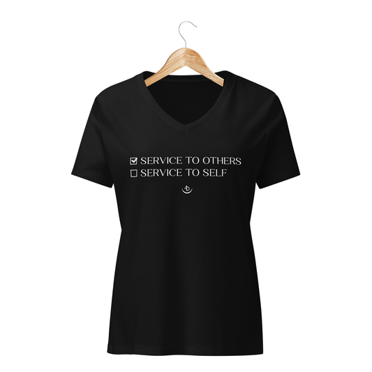 I Choose Service to Others - Women’s relaxed V-Neck